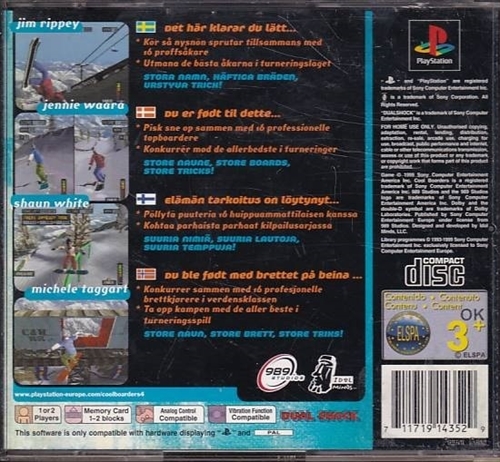 Cool Boarders 4 - PS1 (B Grade) (Genbrug)